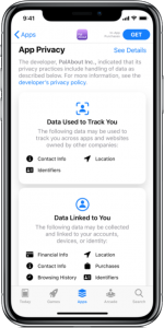 ios 14 privacy declarations